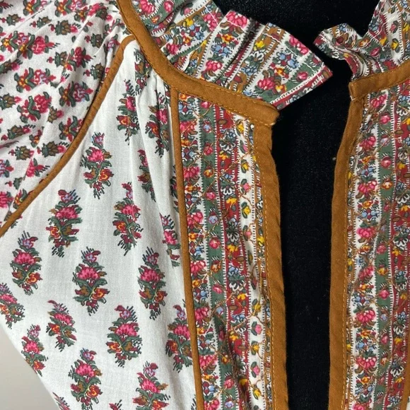 VERONICA BEARD Amoura boho Floral mini dress 2 - Picture 10 of 13